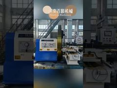 Tokarka czołowa do obróbki powierzchni końcowych kołnierzy