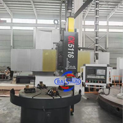 Automatyczna frezarka metalowa CK5116 CNC jednokolumnowa pionowa obrotowa