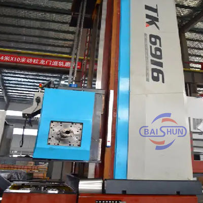 Wysokiej Precyzji Wysokiej sztywności Metalu CNC Boring And Milling Machine Horizontal Biały I Niebieski