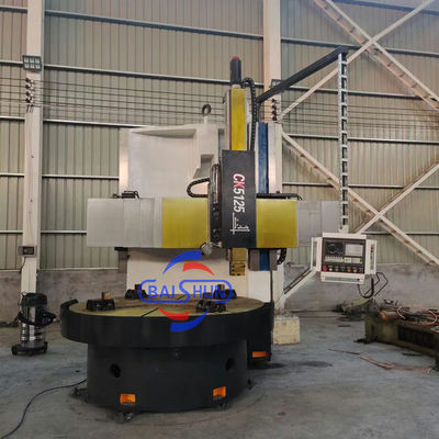 2.5Meter Machining Ck5125 Koło CNC Fanuc Vertical Turret Lathe