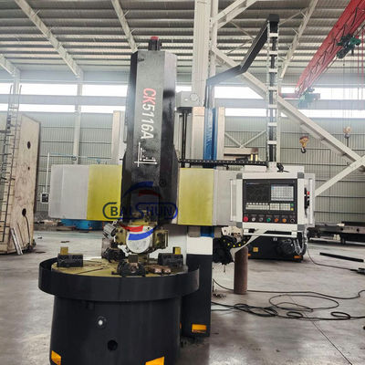 CK5116A Jednokolumnowy CNC Pionowy Metalowy Obrętowy Obrabiarek Narzędzie maszynowe