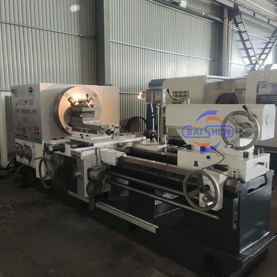 Wysokiej precyzji podwójny Chuck Long Pipe QK1319 Big Bore CNC Pipe Threading Lathe Machine
