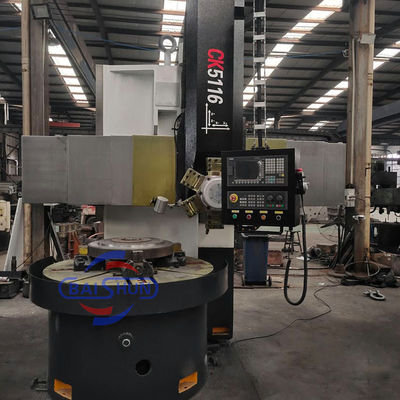 Rynek rosyjski CK5116 Carousel Lathe Single Column VTL CNC Metal Turning Machine