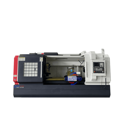 Płaskie łóżko CNC Maszyna tokarki CK6150 500 mm huśtawka 1500 mm obrabia