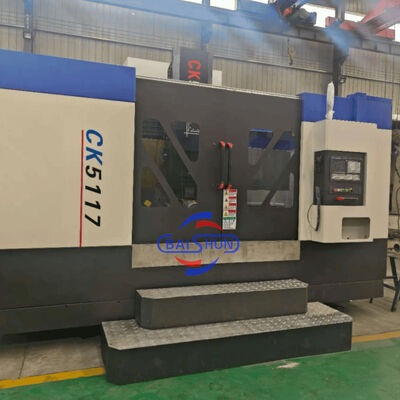 High Accuracy CK5117 CNC Single Column Guard Type Vertical Turret Lathe Machine For Metal