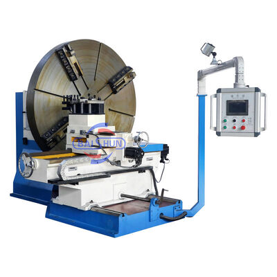 Chińskie horyzontalnej końcówki kołnierza Flanged Facing C6025 z 2500mm Max. Obrócony średnica i 2000mm Chuck średnica
