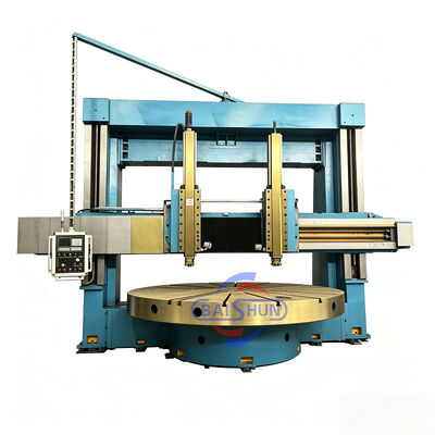 2 Axis High Precison Heavy Duty Vertical Type CNC Lathe Machine For Car Rim Wheel Turning
